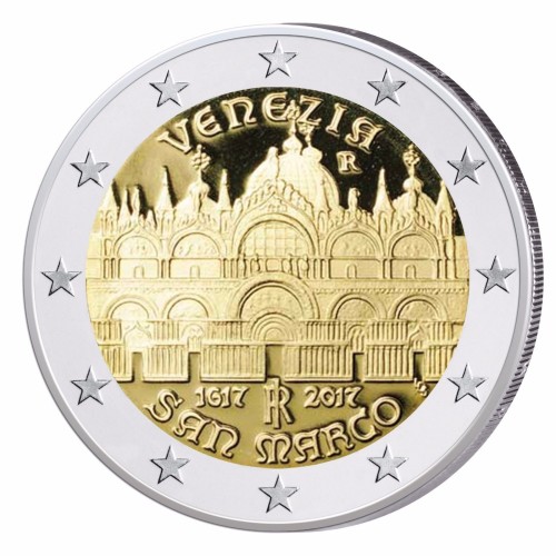 2 euro Włochy Bazylika Św. Marka 2017