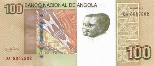 Angola 100 kwanza Wodospad Binga 2012 P-153