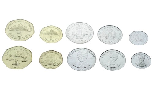 Zestaw menniczy Haiti x5