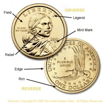 USA 1$ Rdzenni Amerykanie Sacagawea 2001