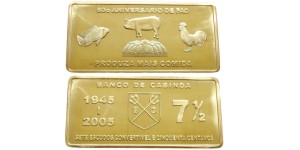 Cabinda 7,5 escudos prostokąt 2005 RR