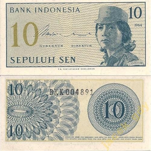 Indonezja 10 sen 1964