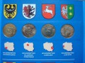 2 zł x 16 monet + Album Herby 16 województw Fischer